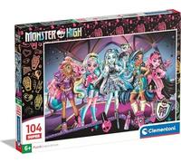 Clementoni Supercolor Monster High Puzzle 104 pièces - Puzzle pour enfants 37,9 x 26,9 cm pour enfants à partir de 6 ans - Jeu d'adresse de Clementoni 25784