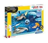 Clementoni National Geographic Kids 104 Pièces - Océan