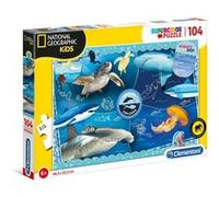 Clementoni SuperColor National Geographic Kids - Ocean Exporer - puzzle - 104 pièces Multicolore G