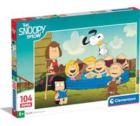 Clementoni Supercolor Peanuts Children Puzzle Enfants 104 pièces - Puzzle 37,9 x 26,9 cm pour enfants à partir de 6 ans - Jeu d'adresse de Clementoni 25770