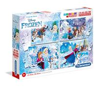 Clementoni- Supercolor Puzzle-Frozen-20+60+100+180 pièces- 07723
