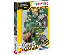 Clementoni Supercolor Puzzle - National Geographic Kids - Wildlife Expedition (180 pièces)