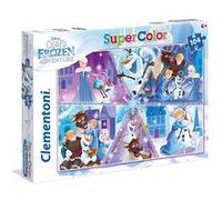 Clementoni Supercolor Puzzle - Olaf's Frozen Adventure - 104 Pièces - Disney, 27094, Multi-Colour Multi G