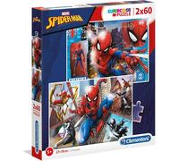 Clementoni Supercolor Puzzle Set - Spiderman (2 x 60 pièces)