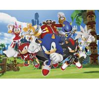 Clementoni Supercolor Sonic the hedgehog jeu de puzzle 104 pièce(s) Dessins animés