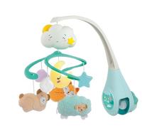 Clementoni Sweet Cloud-Mobile Musical pour Berceau de bébés avec Peluches, 0 Mois et Plus, 17279, Multicolore