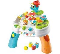 Clementoni Table d'activités bébé 17300 – Multijeux: balle, formes, sons & lumières – Dès 12 mois
