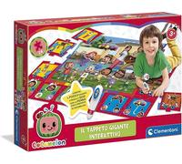 Clementoni Tapis Géant Cocomelon Maxi 24 Pièces, Puzzle Avec Stylo Interactif