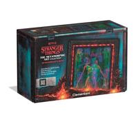 CLEMENTONI - Stranger Things - Puzzle Cadre Lumineux Démogorgon dès 14 Ans - 520 pièces - Effet 3 Images avec Lumière - pour Fans Série Netflix - The Morphing Collection
