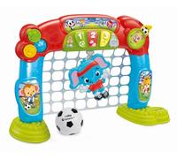 Clementoni | Tigoal - But de Football Éducatif et Interactif Bébé 18 Mois+ | Jouet Parlant avec Ballon Inclus | Chiffres, Couleurs, Motricité | Idée Cadeau Jeu Bébé Complet