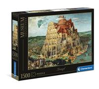 Clementoni Torre Brueguel 1500pzs Does Not Apply Museum Collection Babel Tower 1500 pièces, Art, Puzzle Artiste, Divertissement pour Adulte-fabriqué en Italie, 31691, Multicolore, Medium