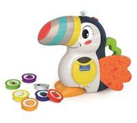 Clementoni Toucan 61421 - Jouet Musical interactif pour bébés - Enseigne Les Mots avec lumière et Sons Amusants - Favorise la dextérité et la motricité - À partir de 12 Mois