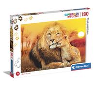 Clementoni- Unexpected Hug Supercolor Hug-180 Pièces, Enfants 7 Ans, Puzzle Dessin Animé-Fabriqué en Italie, 29785