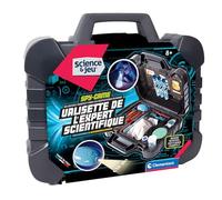 CLEMENTONI - Valisette de l’Expert Scientifique 8 Ans + - Kit Complet avec Expériences et Accessoires pour Enfants - Chimie, Biologie et Physique - Idée Cadeau Educatif et Ludique