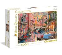 CLEMENTONI Venice Evening Sunset Haute Qualité Collection Puzzle 6000 Pièces