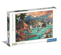 Clementoni Vida en la Isla 2000pzs Does Not Apply Collection Island Life 2000 pièces, Puzzle paysages, Divertissement Adulte-fabriqué en Italie, 32569, Multicolore, Medium