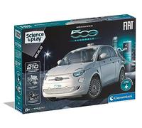 Clementoni - Voiture électrique Fiat 500 : kit de construction pour enfants, mécanique, kit scientifique, jouet STEM avec batterie rechargeable (8 ans et plus)