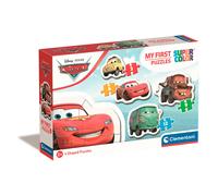 Clementoni Puzzle évolutif Disney Cars Supercolor - 4 puzzles 3/6/9/12 pièces - 2 ans+