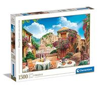 Clementoni - Vue Italienne - Puzzle de 1500 Pièces - Jeu de Patience et de Réflexion - Format Paysage - Image Net - 59,2 x 84,3 Cm - À Partir de 10 Ans