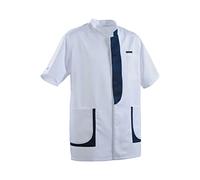 Clemix by Lafont Blouse Medicale Homme Blanc & Bleu Marine