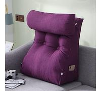 CLEMMO Coussin de Lecture Support Lombaire,Coussin de Lecture pour Lit,avec Oreiller Cervical,Bon pour Lire,se détendre,Regarder la télévision Fournit Un Soutien Dorsal