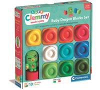 Clemmy klocki miękkie 10el Dragon CLEMENTONI 17980 CLM CLEMENTONI