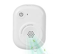 CLENDOR Mini Désodorisant Frigo, Purificateur Stérilisateur d'Air, Générateur Ozone, Destructeur Odeurs, Anti Bactéries, Clip de fixation, USB, pour Maison, Animaux, Placard, réfrigérateur, voiture