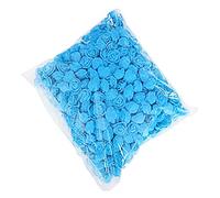 Clenp DIY Rose Head, 500 Pcs PE Mousse Rose Tête Fleur Artificielle pour DIY Ours Poupée De Mariage Maison Décor lac Bleu 500 pièces