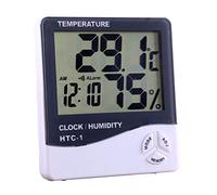 Clenp Thermomètre De Pièce Hygromètre Intérieur Numérique LCD Compteur D'humidité De Température Numérique HTC-1 HTC-2 Thermomètre D'hygromètre Domestique Blanc 1