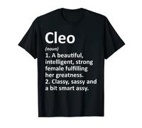 Cleo Definition Cadeau de Noël amusant T-Shirt