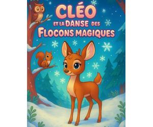 Cléo et la Danse des Flocons Magiques: Cléo est une petite biche qui décide de suivre cette magie qui scintille autour d’elle. Un livre de coloriage et d’histoire pour les enfants de 2 à 5 ans.