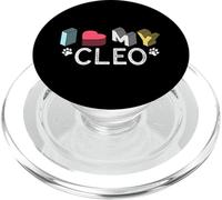 Cleo Pet Lover Nom personnalisé pour Chien PopSockets PopGrip pour MagSafe