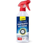 Cleona Alcool Isopropylique 99,9% en Spray - 500ml Solvant Haute Pureté pour Électronique, Plastiques, Optiques et Surfaces Techniques
