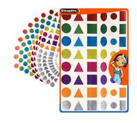 Cléopâtre 480 Gommettes Holographiques Formes Géométriques 8 Couleurs Géantes