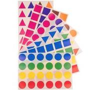Cleopatre 72 gommettes de 40mm 4 couleurs Multicolore