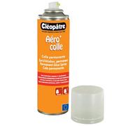 Cléopâtre Aérosol de colle Aero'Colle ACP250 Colle permanente transparente 250 ml Tous supports