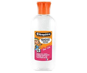 Cléopâtre - AD125X - Adhésive - Flacon de Colle transparente forte avec Embout biberon 100 g