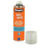CLEOPATRE - Aéro'Vernis - Aérosol de Vernis Brillant - Spray transparent 250 ml - Tous Supports - Idéal Loisirs Créatifs
