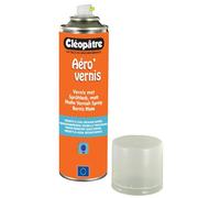 CLEOPATRE - Aéro'Vernis - Aérosol de Vernis Mat - Spray transparent 250 ml - Tous Supports - Idéal Loisirs Créatifs