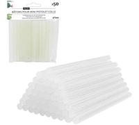 Cléopâtre Bâtons de colle chaude ALIX 7 mm transparent pour mini pistolet pack de 50