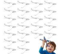 CLEOPATRE - Avions à décorer en Pure’Compact épais et résistant - Lot de 24 - Pour créer, décorer, s’amuser et jouer à faire voler ! - Fabrication Française