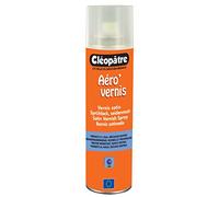 Cléopâtre - AVS250 - Aéro'Vernis - Aérosol de Vernis Satin Transparent - 250 ml, BLANC, 21 x 16 x 18 cm