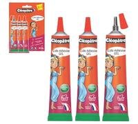 Cléopâtre BL3CE30 - Lot de 2 Tubes de Colle gel forte universelle + 1 Gratuit