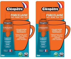 Cléopâtre - BLLCC26-30 - Colle technique Cléo'TECH Porcelaine (Lot de 2)