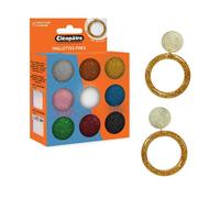 Cléopâtre Boite De 9 Pots D'accessoires - Paillettes Fines Et Brillantes