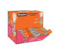 Cleopatre Boîte De 96 Bâtons De Colle Transparente "Cléostick" Adhésive En 8 Gr