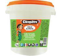 Cléopâtre - CB1K - Colle formulée à base d'amidon - Recharge Colle blanche 1 kg