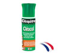 CLEOPATRE - Cléocol - Colle Liquide Blanche Vinylique 25g - Multi Usage - Idéale Travaux Manuels et Loisirs Créatifs - Fabrication Française