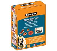 CLÉOPÂTRE * Cléopâtre GLASS'LACK Coffre de Résine, Synthétique, Transparent, 9 x 4,5 x 18 cm