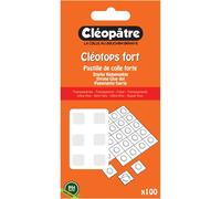 Cléopâtre Cléotops 100 Pastilles De Colle Transparentes Fortes
